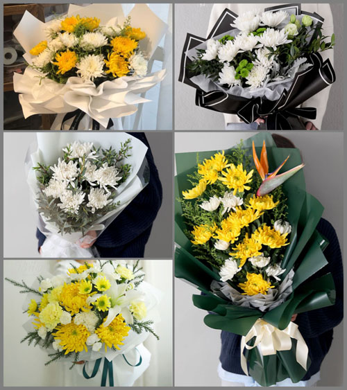 广东清远市英德市白沙镇会英村白事花束代送